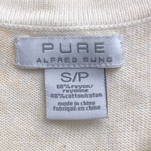 - Womens Yellow Sweater. SMALL 
Alfred Sung - Picture 4 of 8